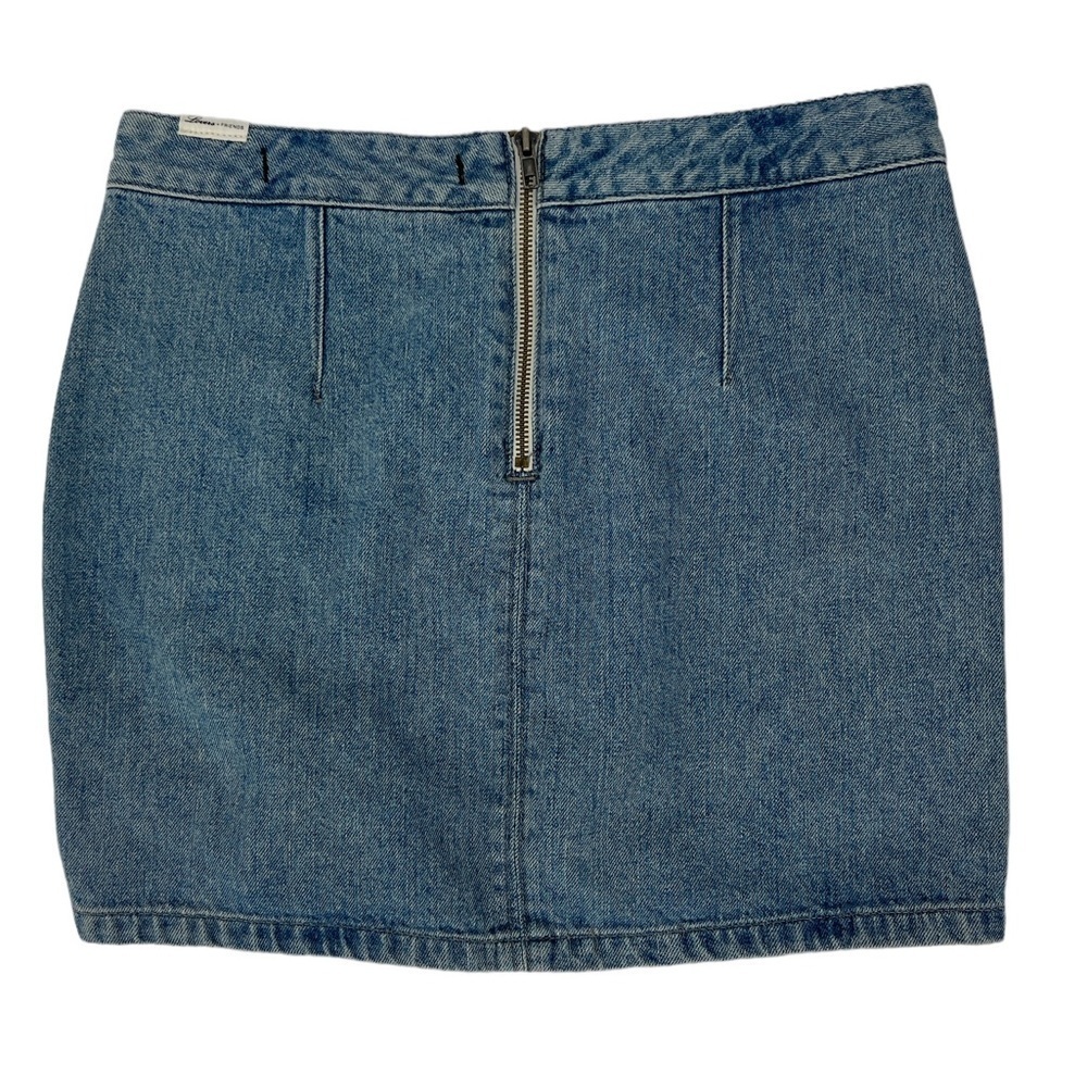 Revolve Lovers + Friends Jake Lace Up Denim Skirt Women’s 27 - Picture 4 of 9